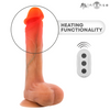 Bradley dildo vibrador con efecto calor y control remoto 21 cm ø 4.2 cm