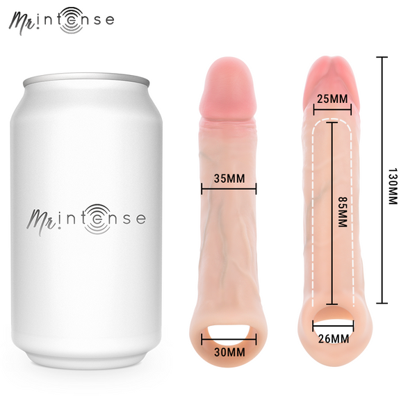 Mr. simon s funda de pene silicona 13 cm ø 4 cm