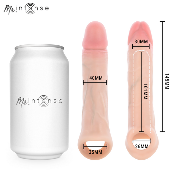 Mr. simon m funda para el pene silicona 14.5 cm ø 4 cm