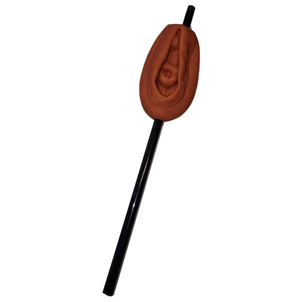 Diablo pajita de vagina tono oscuro