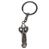 Diablo llavero metal pene plata