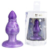 Silexd queen plug anal fantasy silicona liquida termoreactivo lila 9.2 cm