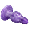Silexd queen plug anal fantasy silicona liquida termoreactivo lila 9.2 cm
