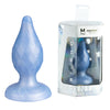 Silexd diamond plug anal fantasy silicona liquida termoreactivo azul perla 9.2 cm