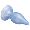 Silexd diamond plug anal fantasy silicona liquida termoreactivo azul perla 9.2 cm