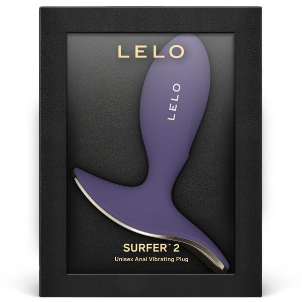 Surfer 2 plug anal vibrador unisex morado