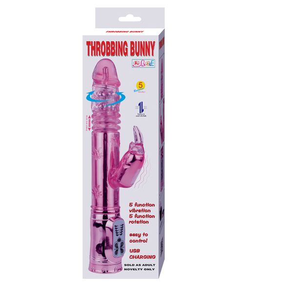 Baile throbbing bunny rotador rampante rosa
