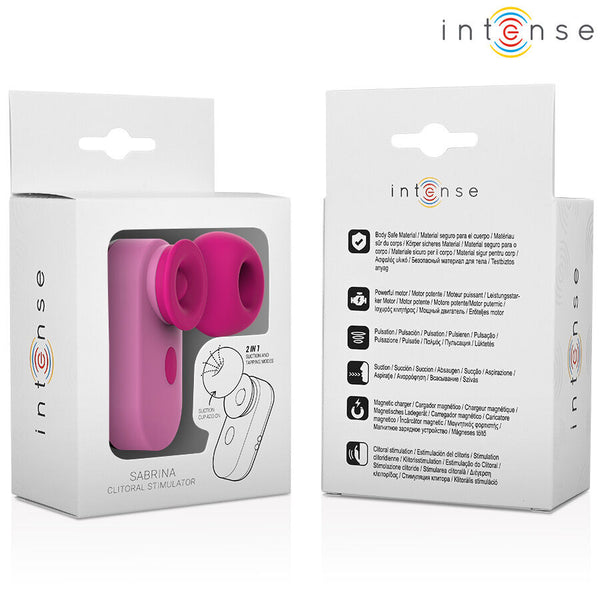Sabrina travel set estimulador de clítoris rosa