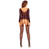 PASSION - BS125 BODYSTOCKING MALLA NEGRO