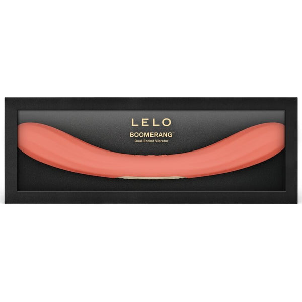LELO - BOOMERANG VIBRADOR DE DOBLE EXTREMO ROJO CORAL
