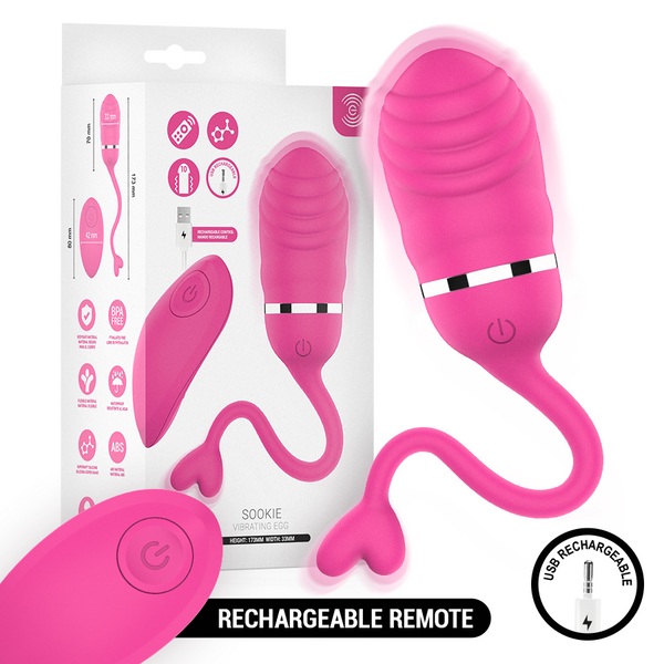 INTENSE - SOOKIE HUEVO VIBRADOR CON CONTROL REMOTO ROSA