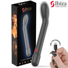 IBIZA - VIBRADOR DE PUNTO G CON VIBRACIÓN NEGRO