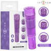 INTENSE - KURT MINI MASAJEADOR CON 4 CABEZALES INTERCAMBIABLES LILA