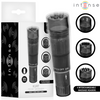 INTENSE - KURT MINI MASAJEADOR CON 4 CABEZALES INTERCAMBIABLES NEGRO