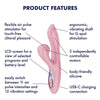SATISFYER - PRO+ G-SPOT GENERATION 2 ROSA