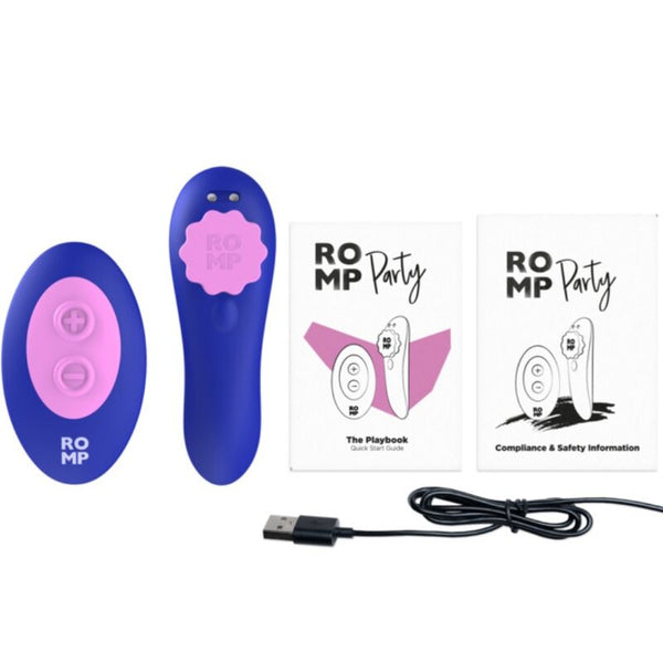 ROMP - PARTY PANTIE MAGNÉTICO VIBRADOR SILICONA CONTROL REMOTO