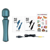 ROMP - PRESTO MINI WAND VIBRADOR CABEZAL FLEXIBLE VERDE