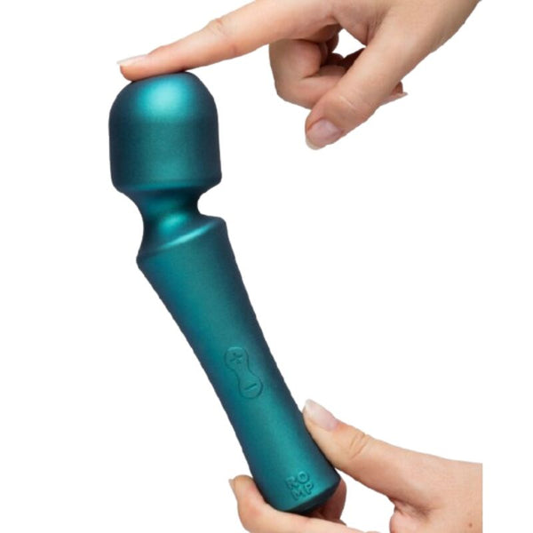 ROMP - PRESTO MINI WAND VIBRADOR CABEZAL FLEXIBLE VERDE
