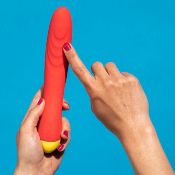 ROMP - HYPE VIBRADOR PUNTO G MULTIFUNCIÓN ROJO