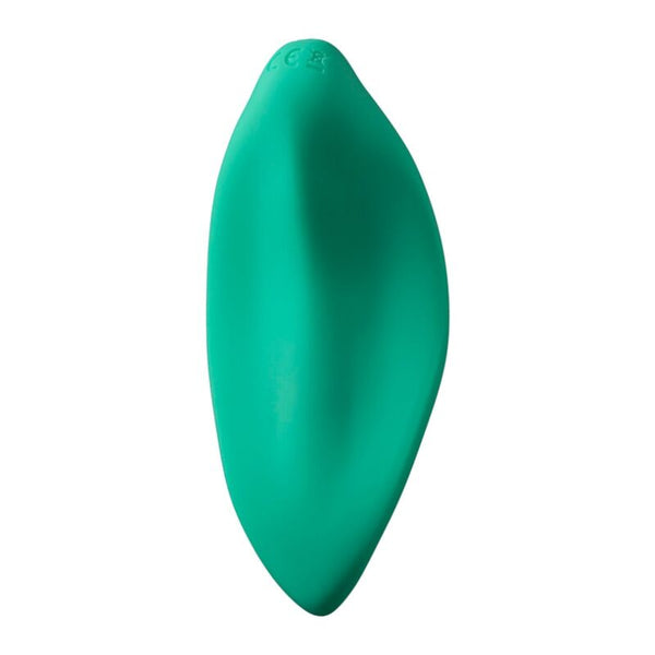 ROMP - WAVE VIBRADOR ESTIMULADOR DE CLÍTORIS FORMA ERGONÓMICA VERDE AGUA
