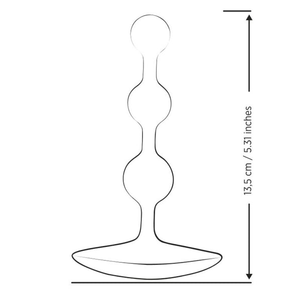 ROMP - AMP PURPLE BOLAS ANALES FLEXIBLES DE SILICONA 12,5 CM MORADO