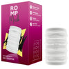 ROMP - MOSH MASTURBADOR MASCULINO TRANSPARENTE CON FUNDA REVERSBLE DE 6 CM
