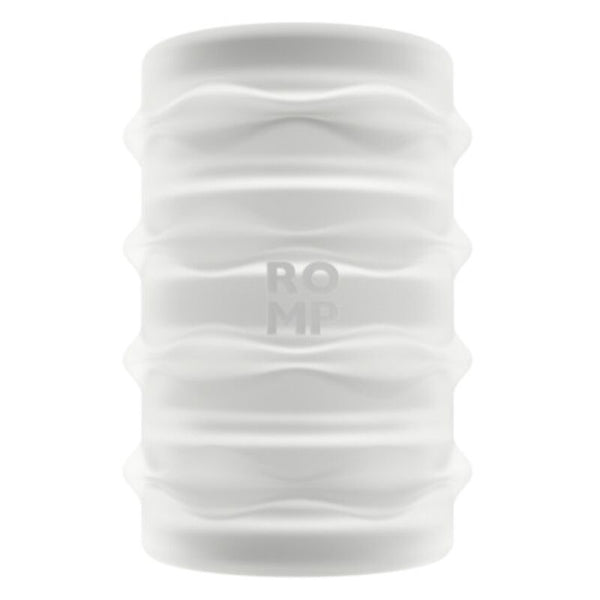 ROMP - MOSH MASTURBADOR MASCULINO TRANSPARENTE CON FUNDA REVERSBLE DE 6 CM