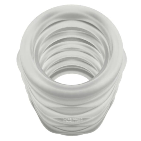 ROMP - MOSH MASTURBADOR MASCULINO TRANSPARENTE CON FUNDA REVERSBLE DE 6 CM
