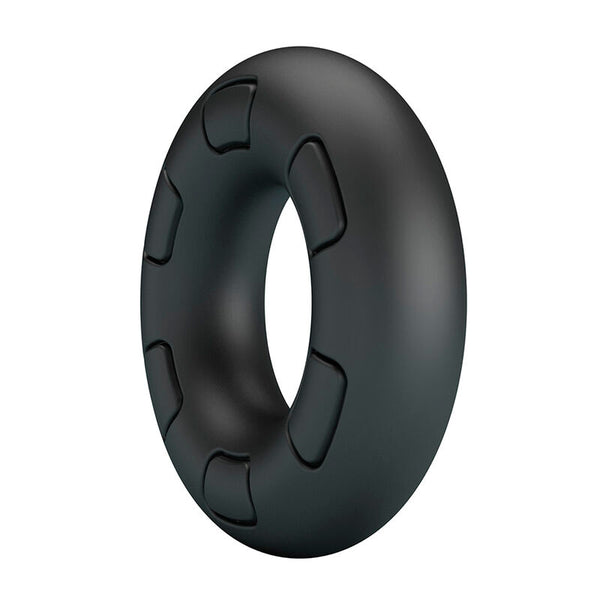 CRAZY BULL - BERTRAM ANILLO PARA PENE SUPER SOFT SILICONA NEGRO
