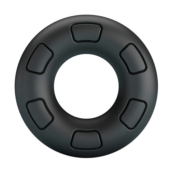 CRAZY BULL - BERTRAM ANILLO PARA PENE SUPER SOFT SILICONA NEGRO