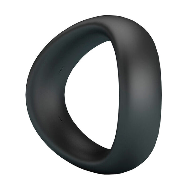 CRAZY BULL - VALEN ANILLO PARA PENE ERGONÓMICO SILICONA NEGRO