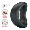 CRAZY BULL - VALEN ANILLO PARA PENE ERGONÓMICO SILICONA NEGRO