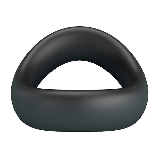 CRAZY BULL - VALEN ANILLO PARA PENE ERGONÓMICO SILICONA NEGRO