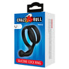 CRAZY BULL - YANCY ANILLO DOBLE PARA PENE Y TESTÍCULOS SILICONA NEGRO
