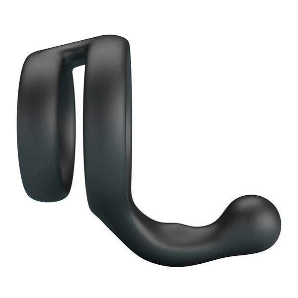 CRAZY BULL - YANCY ANILLO DOBLE PARA PENE Y TESTÍCULOS SILICONA NEGRO