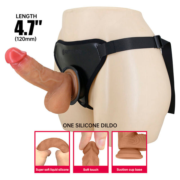 PRETTY LOVE - ARNÉS STRAP-ON UNIVERSAL CON DILDO REALÍSTICO