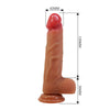 PRETTY LOVE - YETI ARNÉS STRAP-ON CON DILDO Y VENTOSA CARNE