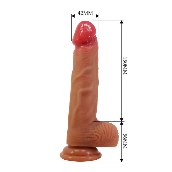 PRETTY LOVE - YETI ARNÉS STRAP-ON CON DILDO Y VENTOSA CARNE