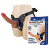 PRETTY LOVE - YETI ARNÉS STRAP-ON CON DILDO Y VENTOSA CARNE