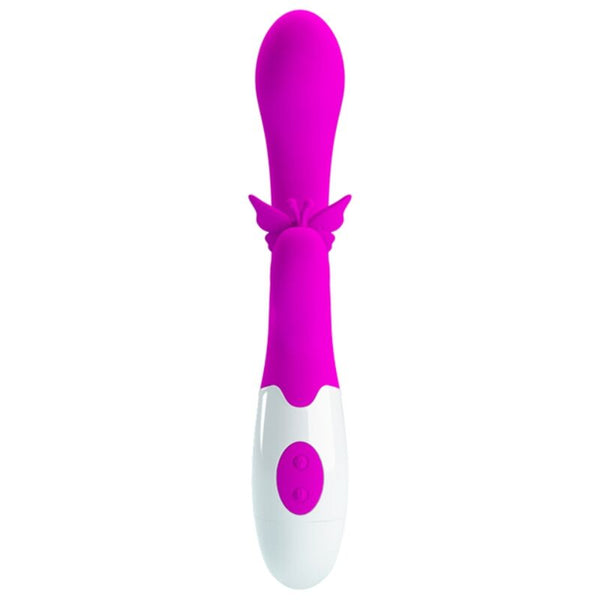 PRETTY LOVE - BUTTERFLY KISS VIBRADOR RABBIT 30 FUNCIONES MORADO