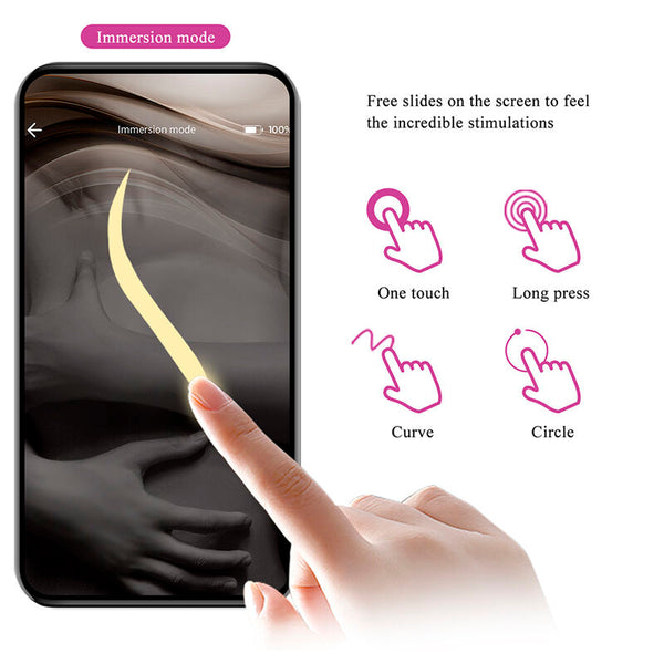 PRETTY LOVE - HAZELYNN MASAJEADOR APP CONTROL 12 FUNCIONES ROSA
