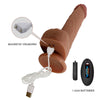 PRETTY LOVE - TOMMY VIBRADOR REALÍSTICO CON EMPUJE MARRÓN OSCURO CONTROL REMOTO