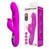 PRETTY LOVE - YALANDA VIBRADOR RABBIT OSCILANTE CON PANTALLA LED MORADO