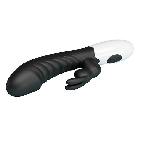 PRETTY LOVE - NAUGHTY BUNNY VIBRADOR RABBIT 30 FUNCIONES NEGRO
