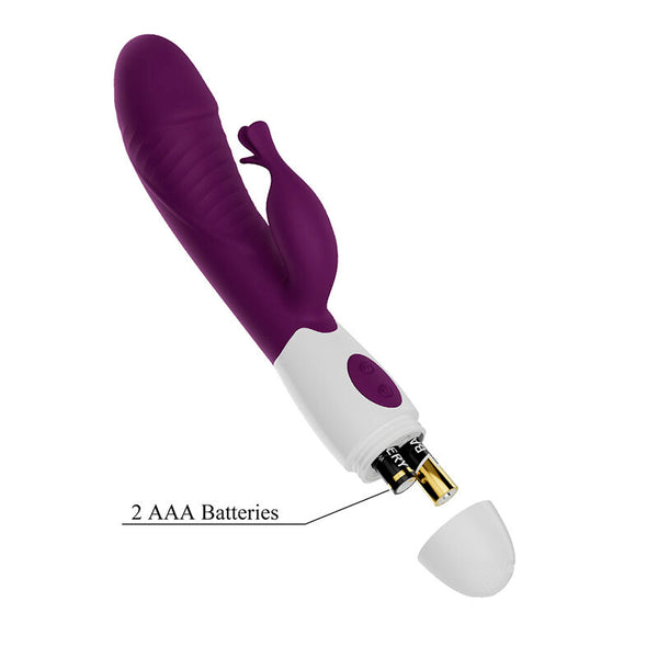 PRETTY LOVE - ROGUE MUSE VIBRADOR RABBIT 30 FUNCIONES MORADO