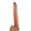 PRETTY LOVE - RAEL DILDO REALÍSTICO FLEXIBLE CON VENTOSA 40 CM -Ø- 6 CM MARRÓN