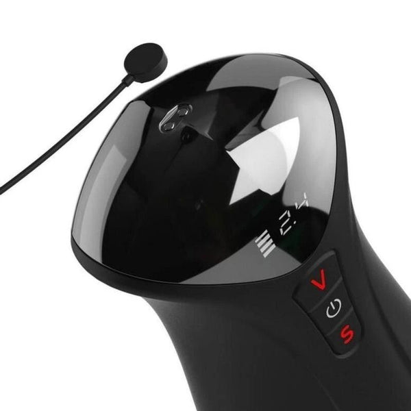 PDX ELITE - MASTURBADOR AUTOMÁTICO FAP-O-MATIC PRO XL VIBRADOR MARRÓN 34.9 CM