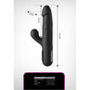FETISH FANTASY SERIES - VIBRADOR RABBIT SONIX SILICONE THRUSTER NEGRO
