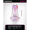 PDX ELITE - MASTURBADOR TRANSPARENTE VIEWTUBE XXL LED STROKER 27.3 CM