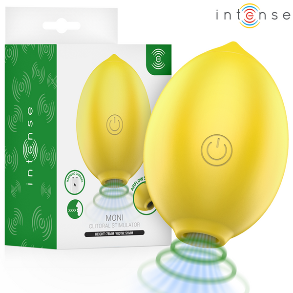 INTENSE - MONI ESTIMULADOR SUCCIONADOR DE CLÍTORIS LIMÓN